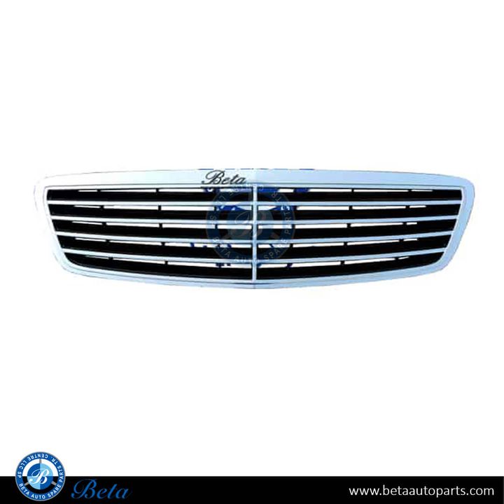 Mercedes S-Class W220 (1999-2002), Radiator Grille, Taiwan, 2208800383 / BZ07018HB