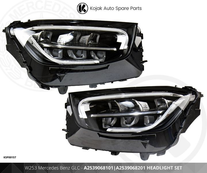 Mercedes Benz GLC W253 LED Headlight Set