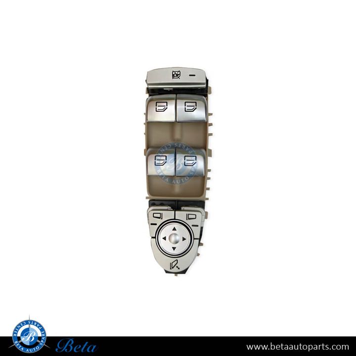Mercedes C-Class / S-Class / GLC-Class W205 / W222 / W253 / C253 (2014-Up), Master Window Switch (Silky Beige), China, 2059056811