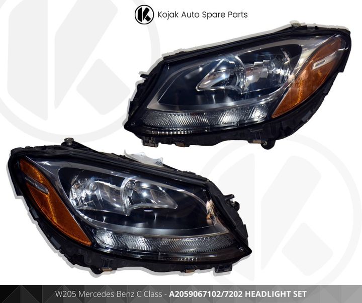 Headlight Set Mercedes-Benz C-Class W205