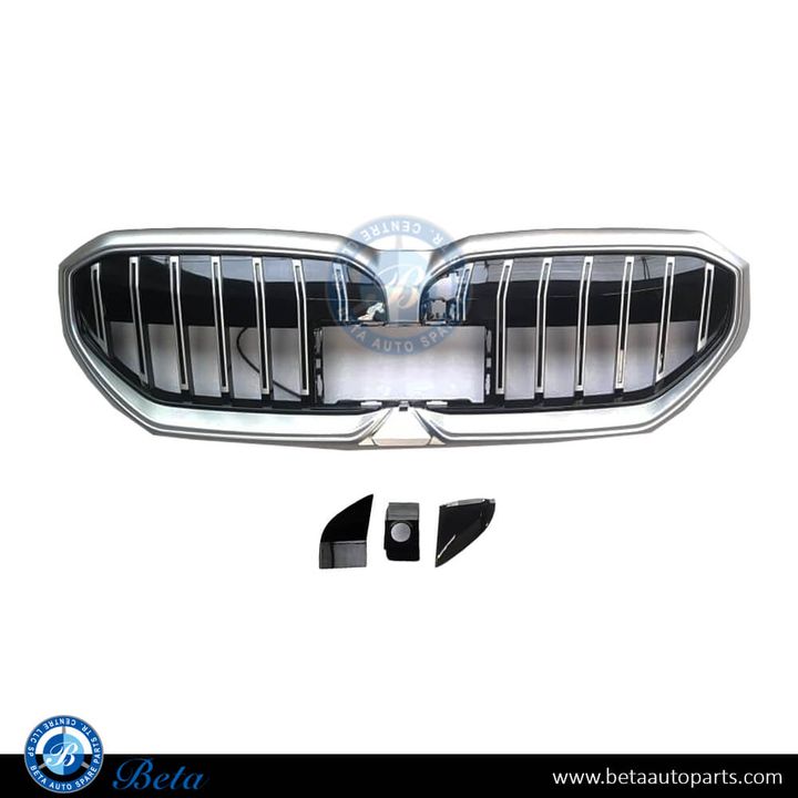 BMW 5 Series G60 (2024-Up), Radiator Grille with LED (Chrome), China, 51118084683