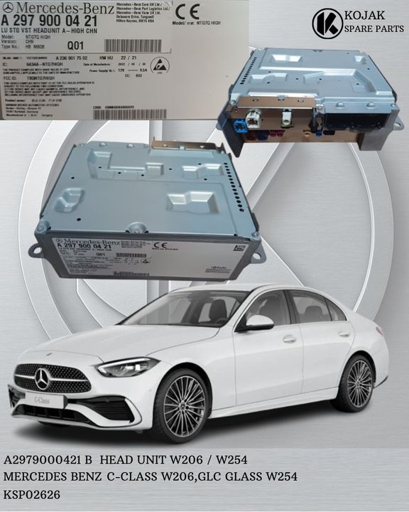 Head Unit Mercedes-Benz C-Class W206 / GLC W254
