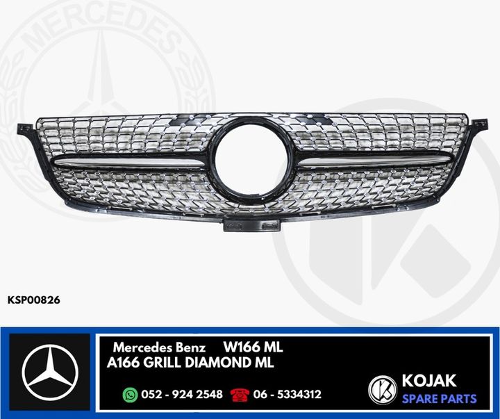 Mercedes Benz W166 ML Diamond Grille