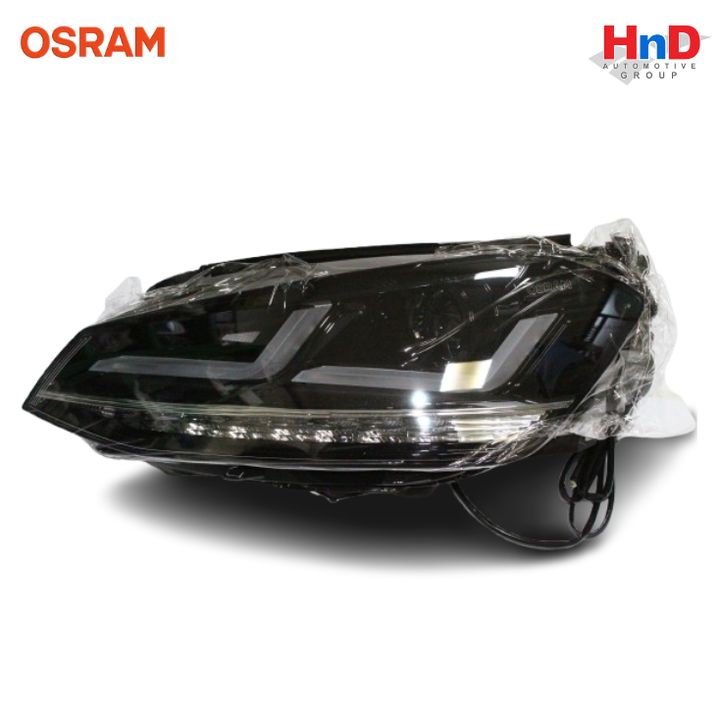 OSRAM HEADLIGHT LEFT HALOGEN WITH CONTROL UNIT FOR VOLKSWAGEN GOLF 7  (2012 – 2016) LEDHL103-CM