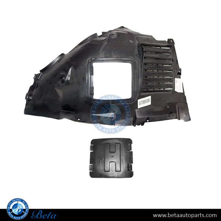 BMW M3 / M4 F80 / F82 / F83 (2012-2020), Front Wheel Fender Liner Front Half (Right), China, 51718054280