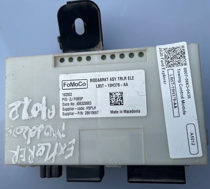 Towing Control Module - 2020 Ford Explorer
