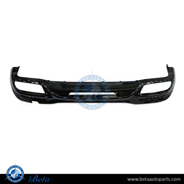 Mercedes S-Class W222 (2018-2020), Rear Diffuser AMG S63/S65 with Night Package for Normal AMG (Bright Black), Taiwan, 2228855801