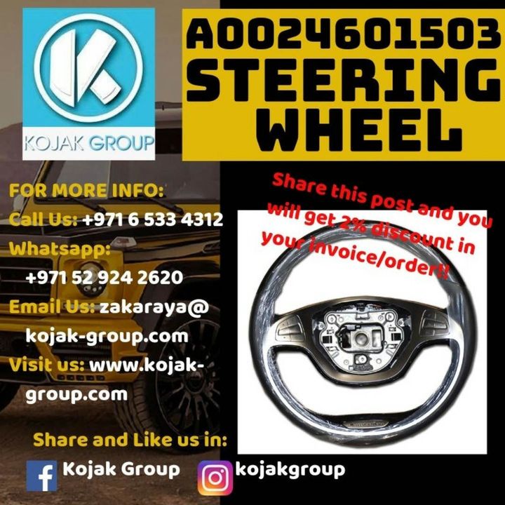 Steering Wheel Mercedes-Benz A0024601503