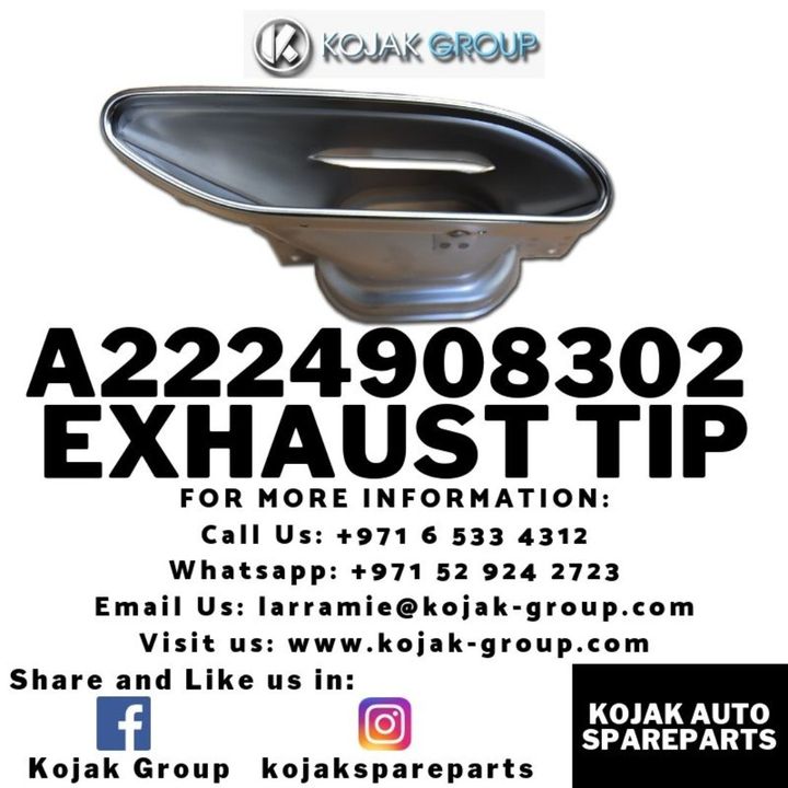Mercedes-Benz S-Class W222 Exhaust Tip
