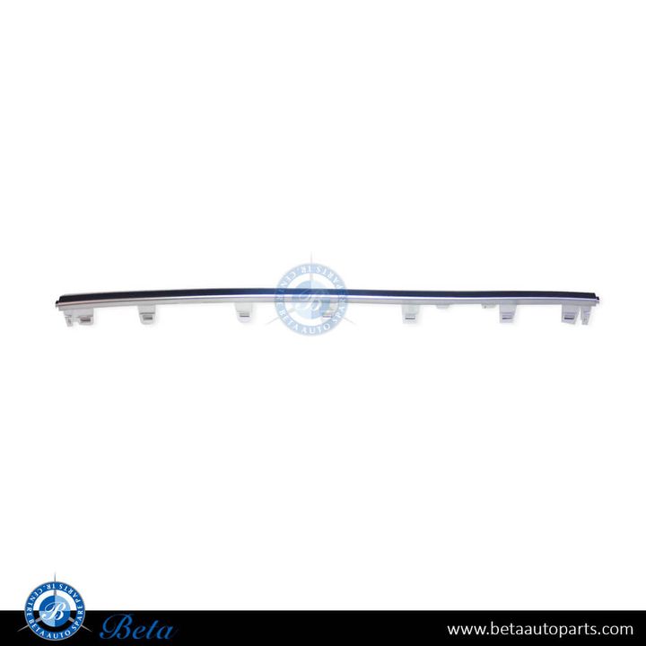 Audi A4 S-Line (2020-2024), Rear Diffuser Moulding - Silver (Center), China, 8W08535513Q7