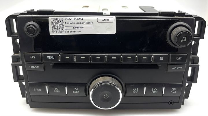 Audio equipment radio - 2012 Chevrolet SILVERADO