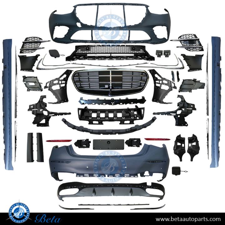 Mercedes S-Class W223 (2021-Up), Body Kit Normal AMG (Silver), China