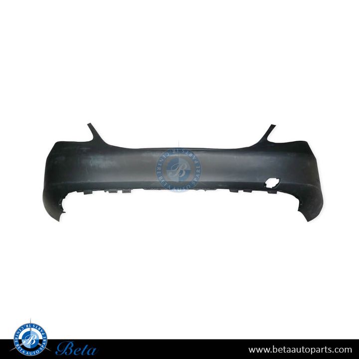 Mercedes C-Class W205 (2015-2018), Rear Bumper with Park Assist with Moulding Hole, Taiwan, 2058806400