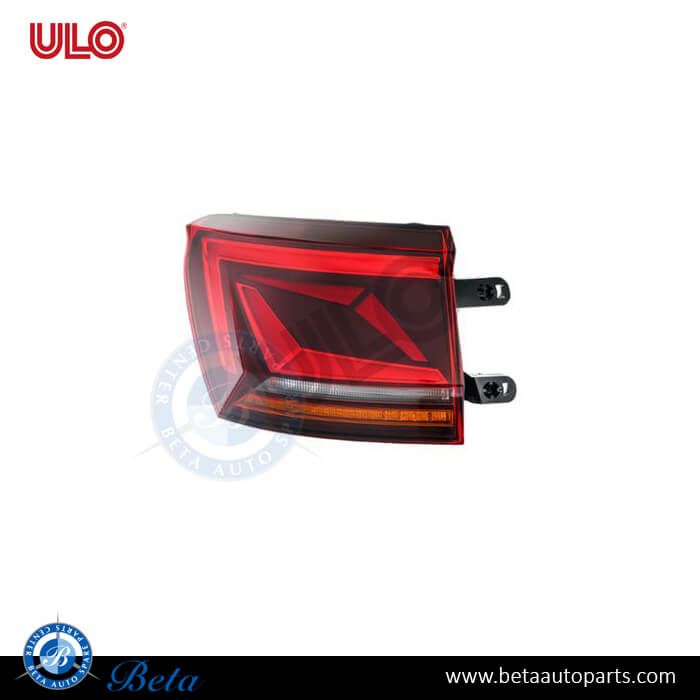 Volkswagen Touareg (2018-Up), Tail Lamp with Dynamic Indicator (Left), ULO, 760945207