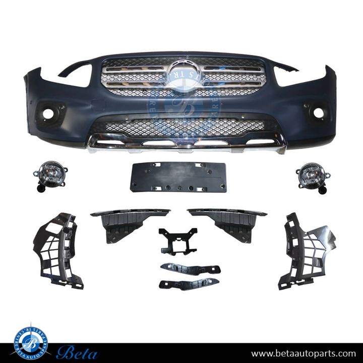 Mercedes GLB-Class X247 (2020-Up), Front Bumper Basic with Park Assist and Fog Lamp, China, 2478806506