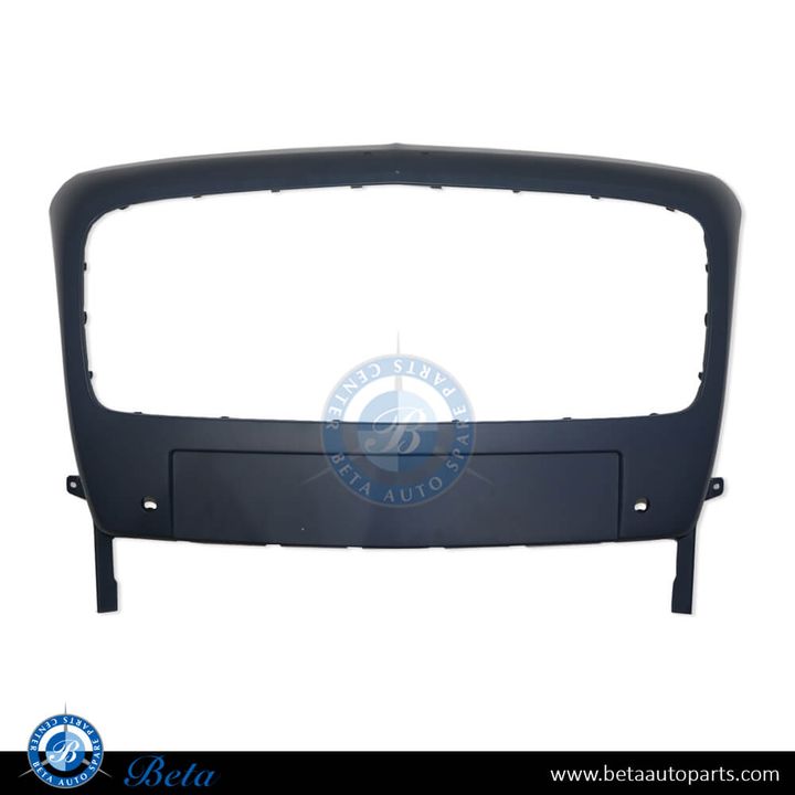 Bentley Flying Spur (2016-2019), Radiator Grille Frame with License Plate Hole, China, 4W0853651B