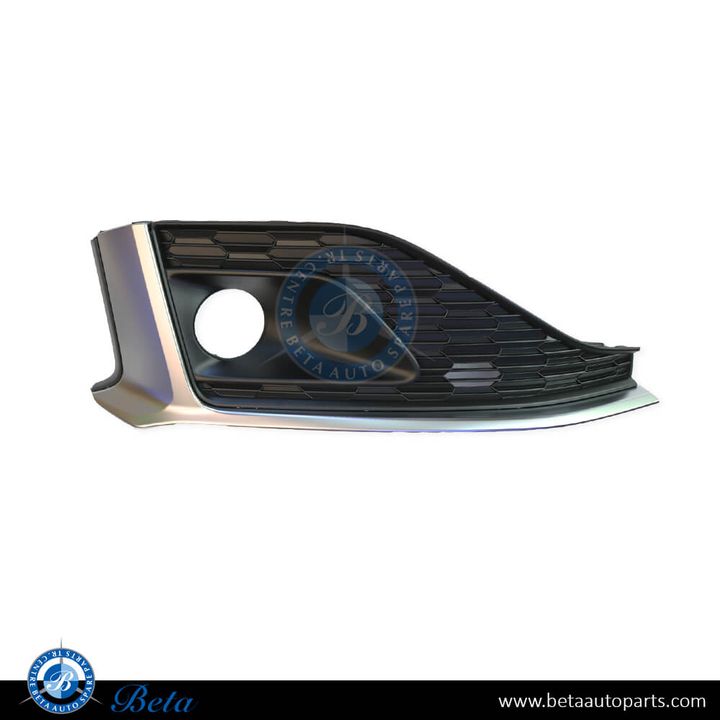 Audi A5 (2020-2024), Front Bumper Lower Grille (Right), China, 8W6807682S