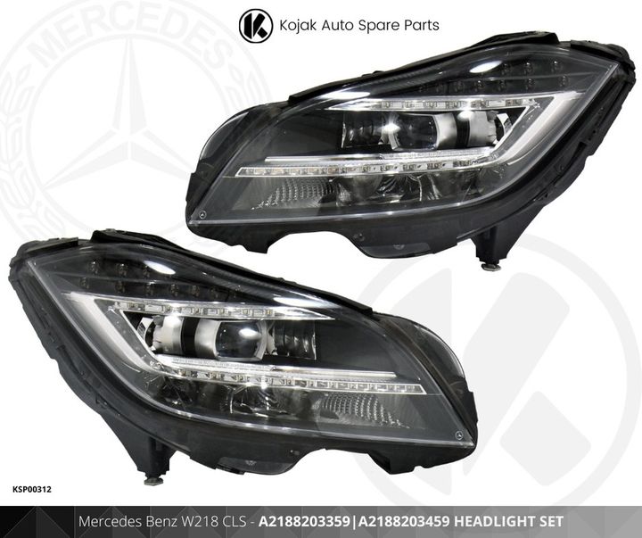 Mercedes Benz CLS W218 LED Headlight Set