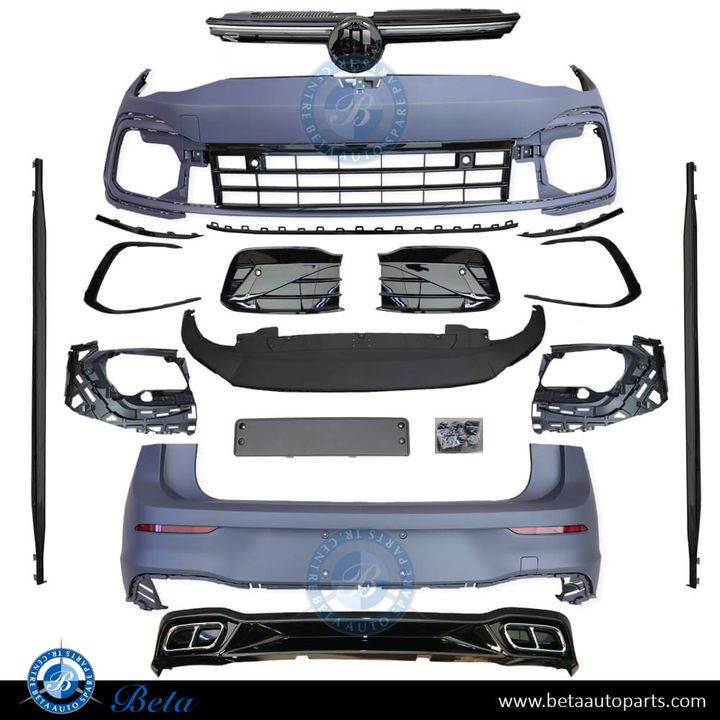 Volkswagen Golf 8 (2020-Up), Body Kit Upgrade to R-Line Look, China
