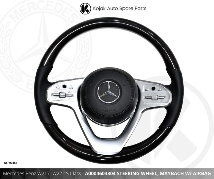 Mercedes-Benz S-Class W217 W222 Steering Wheel with Airbag (Maybach style)
