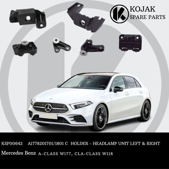 Headlamp Unit Holders Left & Right Mercedes-Benz A-Class W177 / CLA-Class W118
