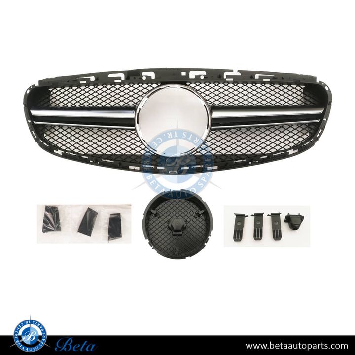 Mercedes E-Class W212 (2014-2016), Radiator Grille AMG E63 Look (Silver), China
