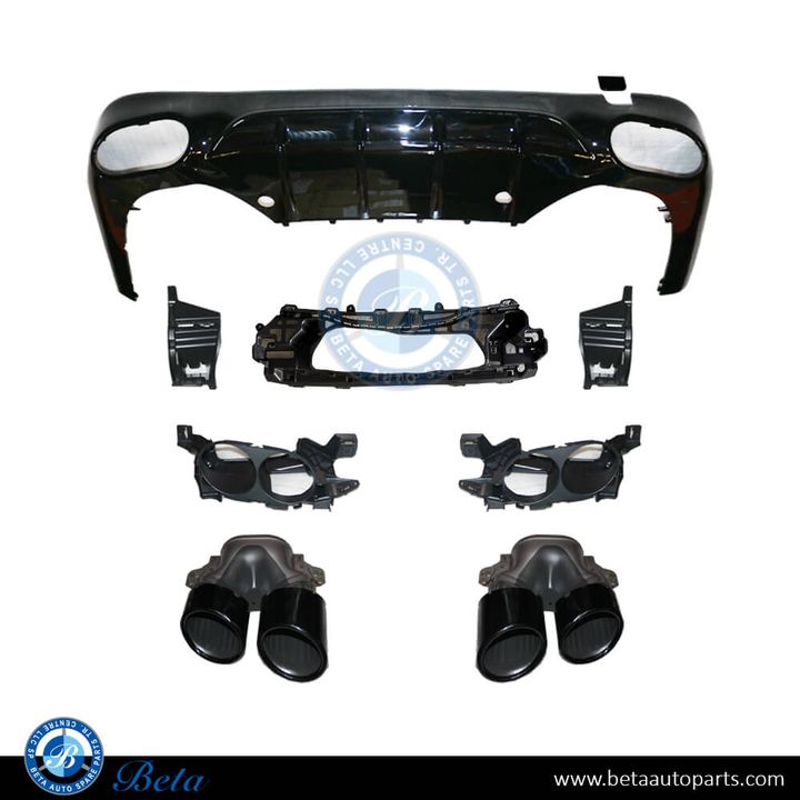 Mercedes E-Class W214 (2024-Up), Rear Diffuser AMG E53 with Exhaust Tips, China, 2148855303