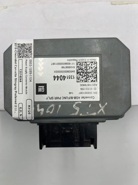 Power Supply Converter Module - 2019 Chevrolet Corvette Stingray Preferred 2LT (Automatic) with Z51
