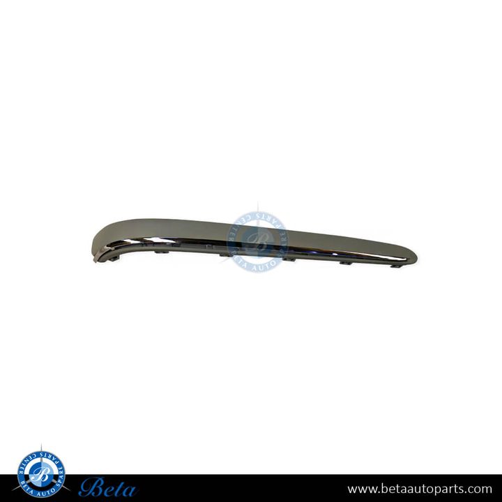 Mercedes E-Class W211 (2003-2005), Rear Bumper Strip with Chrome Moulding Elegance (Left), Taiwan, 2118800312
