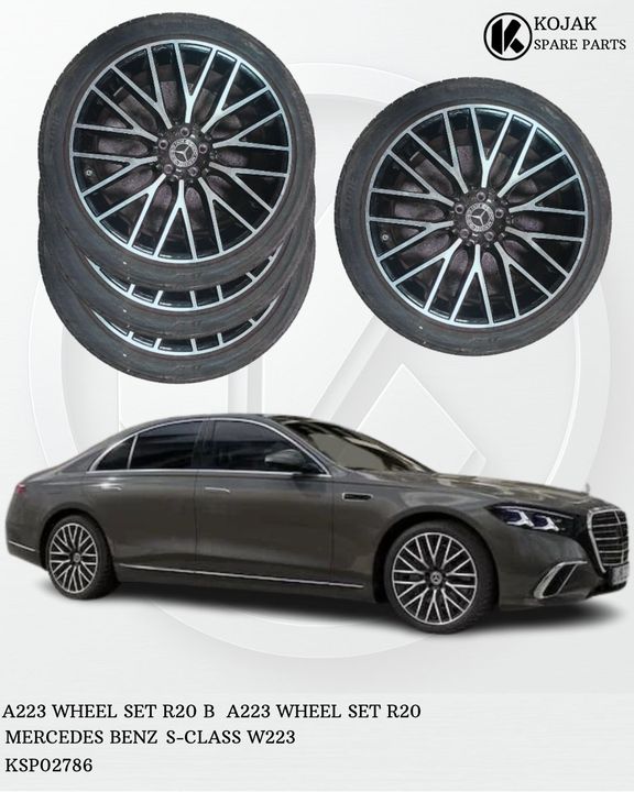 Mercedes-Benz S-Class W223 R20 Wheel Set