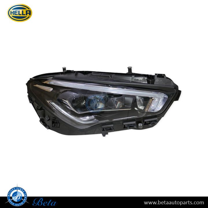 Mercedes CLA-Class C118 (2019-Up), Headlamp Dynamic LED (Right), Hella, 1189063200 / 1189064600