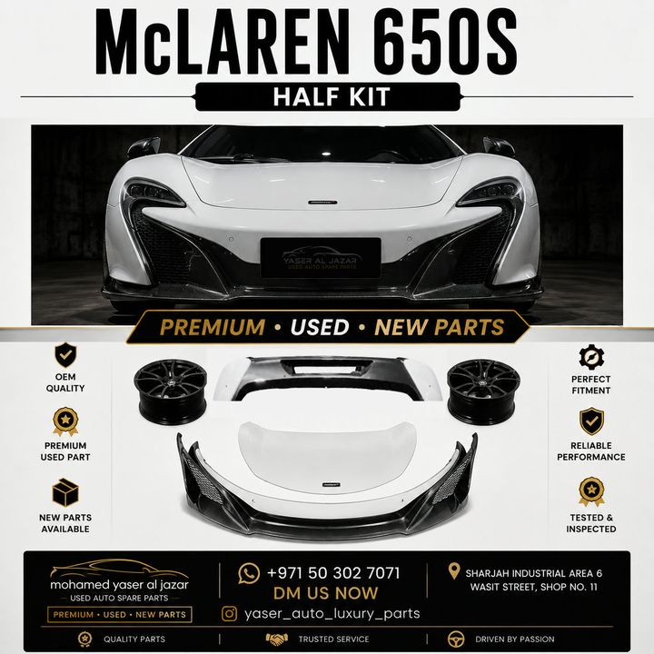 McLaren 650S Half Kit