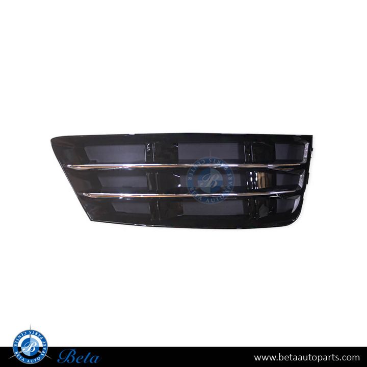 Audi A4 (2016-2019), Fog Lamp Cover with Chrome Moulding without Hole (Right), China, 8W0807682