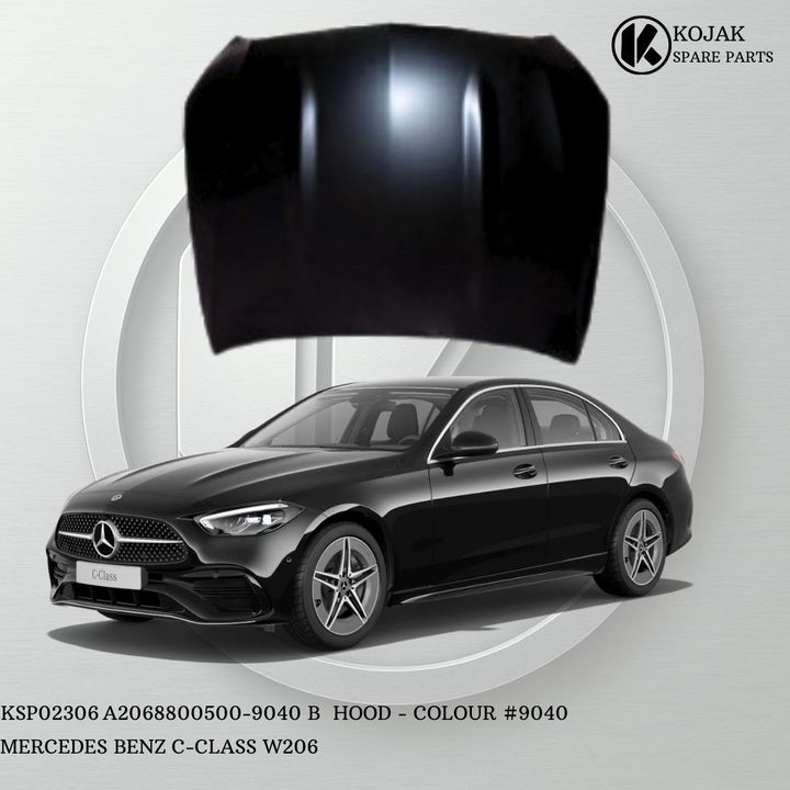 Hood Mercedes-Benz C-Class W206 Black