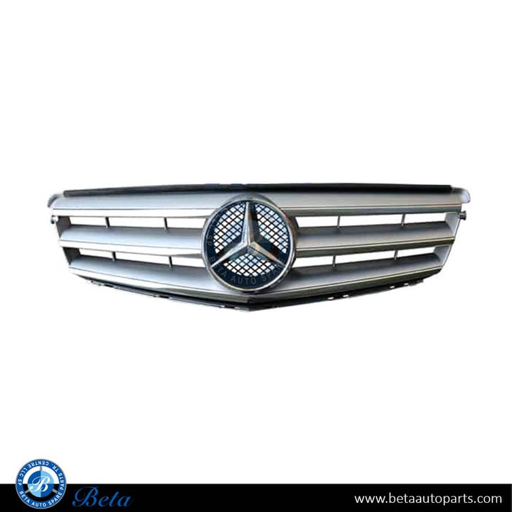Mercedes C-Class W204 (2008-2014), Radiator Grille AMG (Gray and Chrome), Taiwan, 2048800023