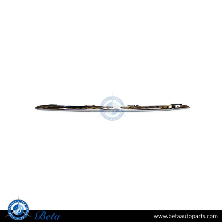 Mercedes S-Class W222 (2018-2020), Front Bumper Lower Grille Upper Moulding Normal AMG - Chrome (Left), China, 2228853601
