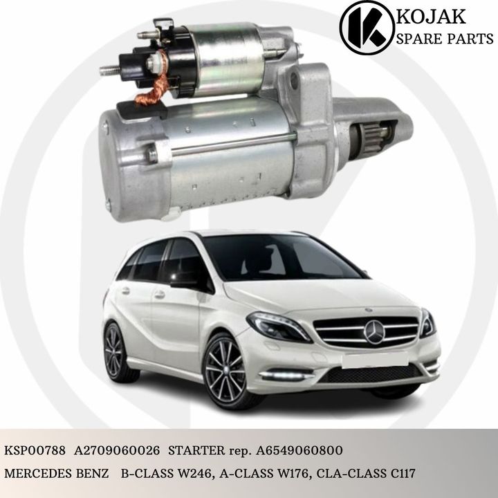 Starter Motor Mercedes Benz B-Class W246 A-Class W176 CLA-Class C117