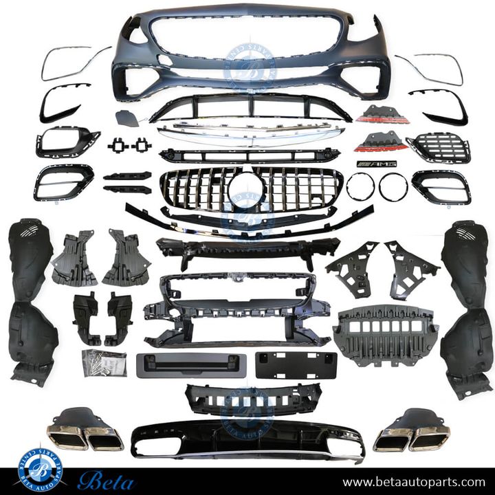 Mercedes S-Class Coupe C217 (2014-2020), Body Kit Upgrade to S63 Look (Silver), China