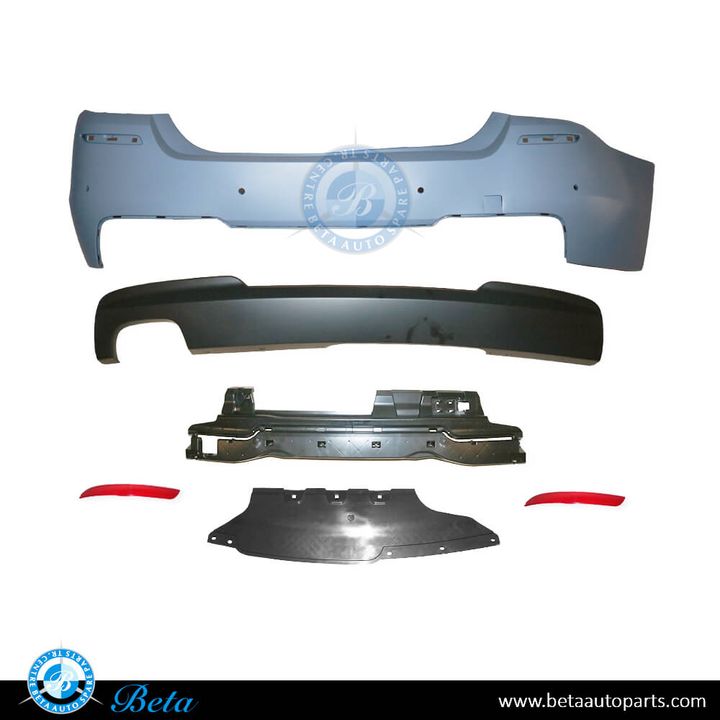 BMW 5 Series F10 (2010-2016), Rear Bumper M-Tek with PDC, Taiwan