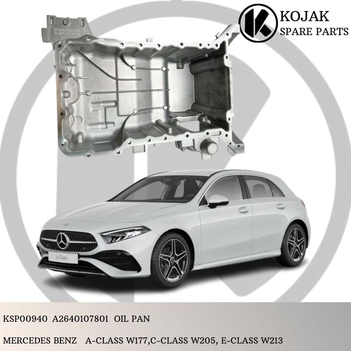 Mercedes-Benz Engine Oil Pan A2640107801 for A-Class W177, C-Class W205, E-Class W213