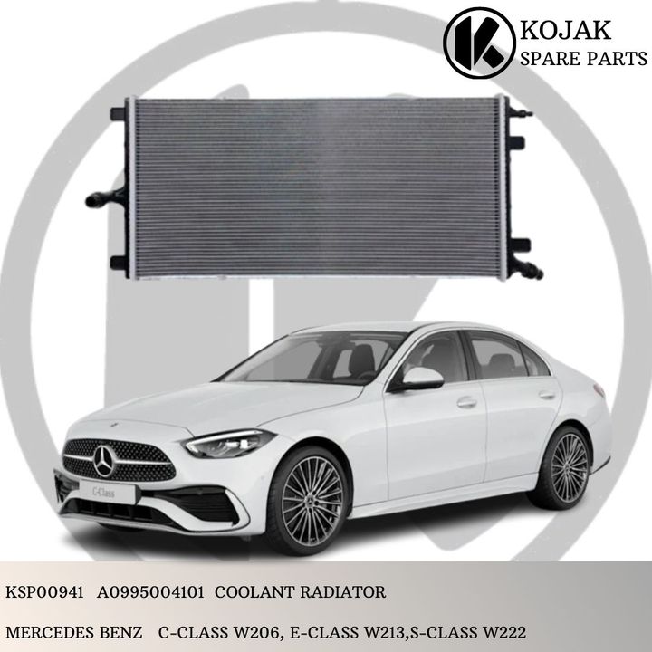 Coolant Radiator Mercedes-Benz C-Class W206 E-Class W213 S-Class W222