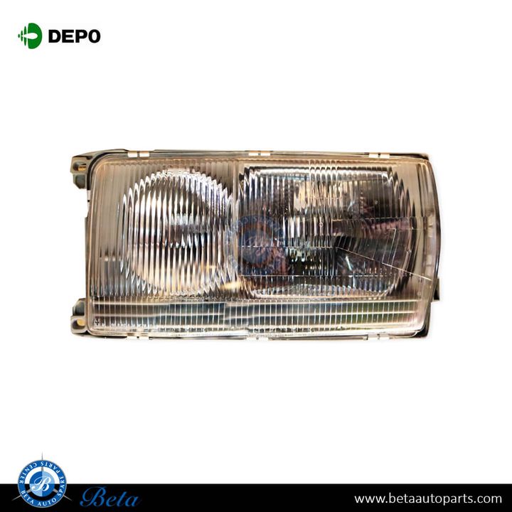 Mercedes E-Class W123 (1976-1985), Headlamp (Left), Depo, 1238205159