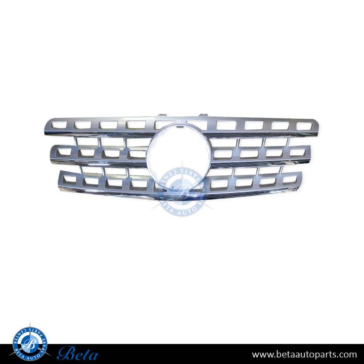 Mercedes ML-Class W164 (2009-2011), Radiator Grille (Silver), China, 1648801985