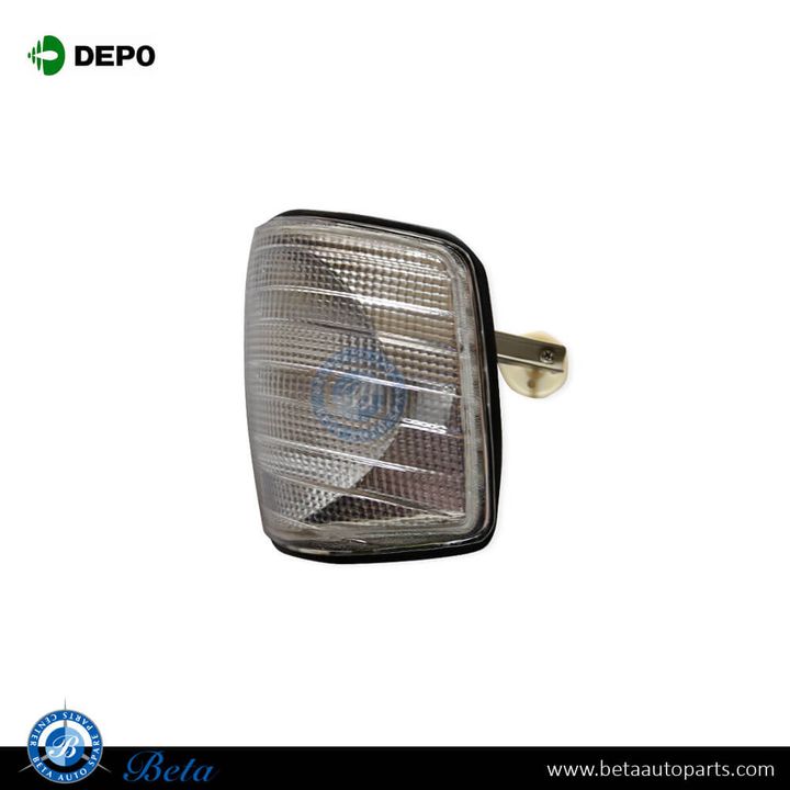 Mercedes C-Class W201 (1983-1993), Corner Lamp - White (Right), Depo, 2018260243