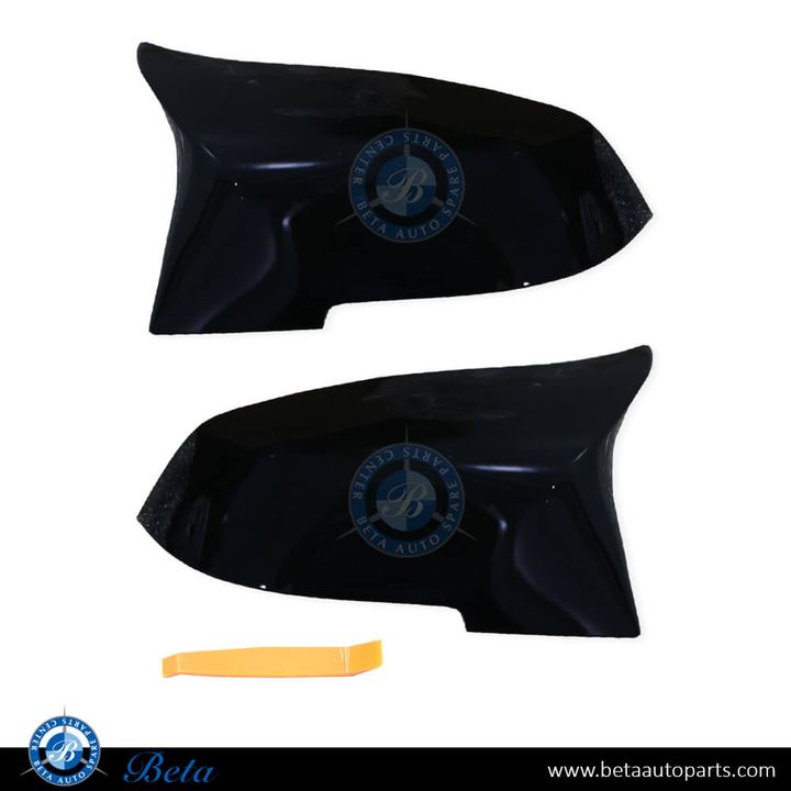 BMW 3 Series / 4 Series F30 / F32 / F36 (2012-2018), Mirror Covers M Look (Black), China, 51168059545 / 51168059546