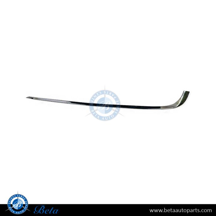 BMW 7 Series E38 (1995-2001), Rear Bumper Moulding - Chrome (Left), Taiwan, 51128125433