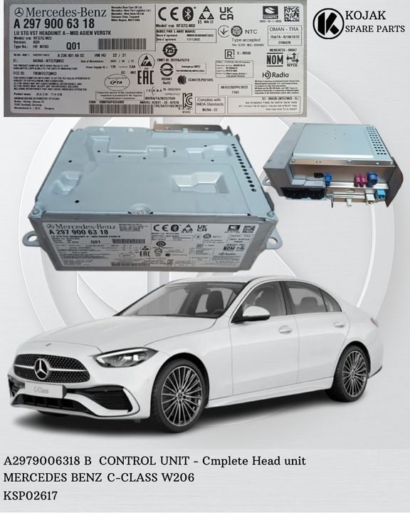 Mercedes-Benz C-Class W206 NTG70 MID Head Unit Control Unit