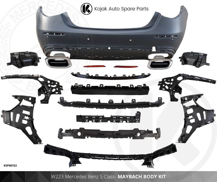 Rear Bumper and Maybach Body Kit for Mercedes Benz S-Class W223