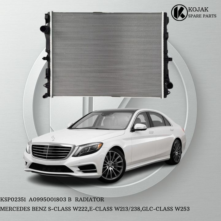 Radiator for Mercedes-Benz S-Class W222, E-Class W213/238, GLC-Class W253