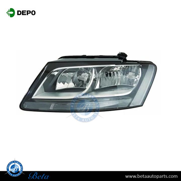 Audi Q5 (2009-2012), Headlamp Normal (Left), Depo, 8R0941029